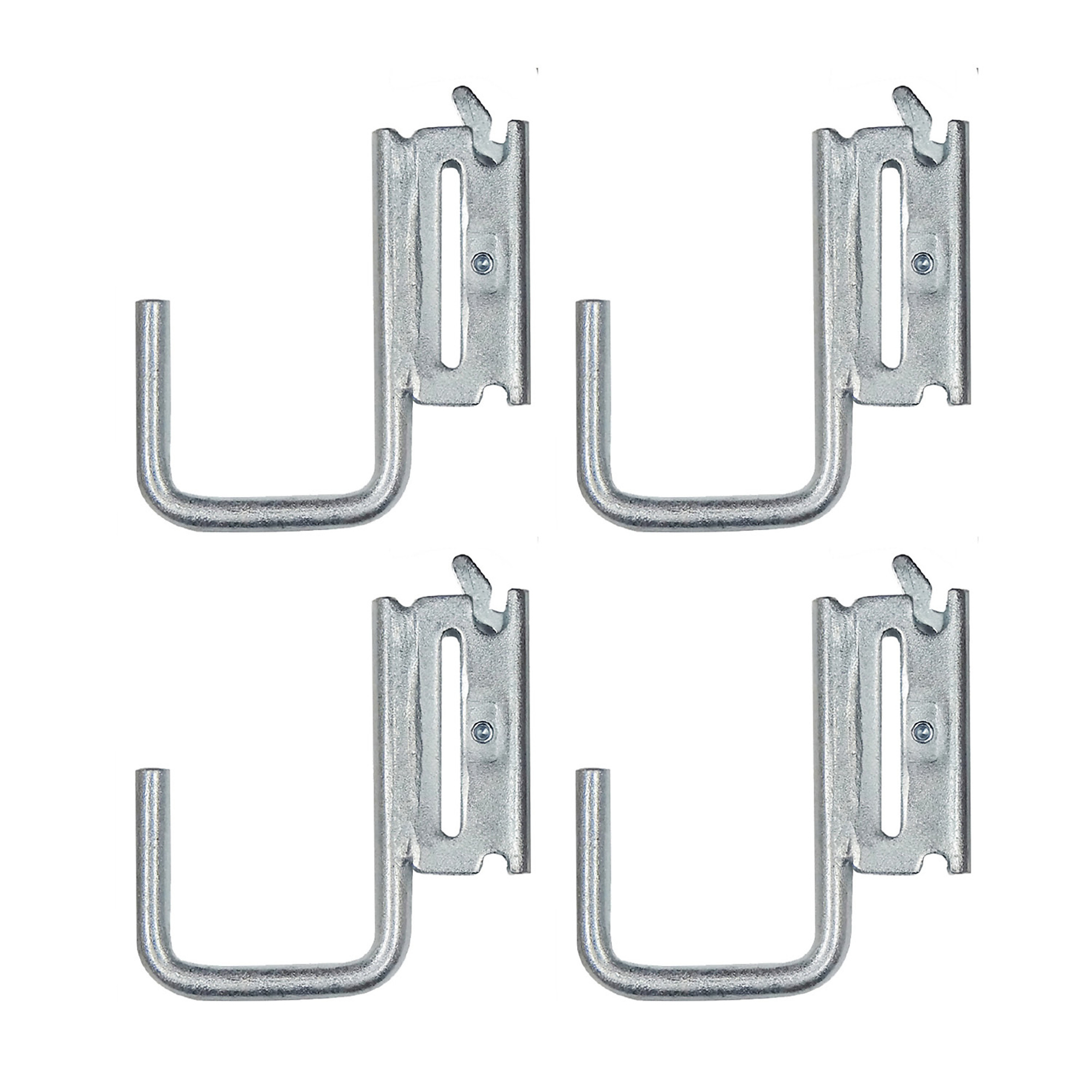 Snap-Loc E-Track Multi-Purpose J-Hook Hanger - 2in., 233-Lb. Working Load, 4 Pcs, Model# SLAEJH2I4